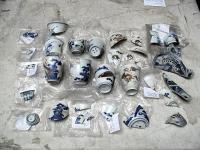 Broken porcelain pieces suggest early East-West trade route