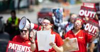 Nurses in Austin join nationwide protest against AI firm Palantir's role in healthcare