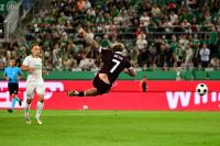 Hearts winger Calvin Miller reveals his European agony after a herculean effort at Rapid Vienna