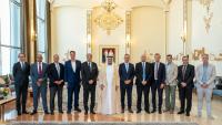 Saud bin Saqr receives Consul General of Kingdom of Netherlands