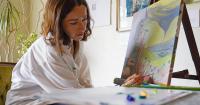 Staubus works to reconnect to Cherokee/Shawnee culture through art