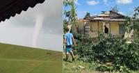 Storm strikes Florida hard, Camagüey: fallen trees and damaged homes