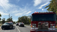 Valencia County Fire Department responding to multi-vehicle crash