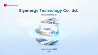 Sigenergy Delivers Strong H1 2026 Performance as AI-Driven Energy Innovation Powers Global Growth
