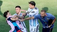 Fifa reduce Argentina players’ punishments for disgraceful World Cup final antics including Leandro Paredes punch-up