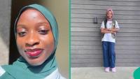 Photos trend as Nigerian lady celebrates graduating from the University of Lagos
