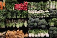 Microplastic type influences how vegetables absorb persistent chemicals
