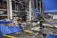 Russian missiles target Kyiv ports and industrial facilities