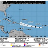 Tropical Storm Dolly forms in Atlantic, could bring needed rain to PR