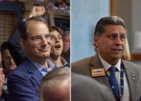 Weiser debates independent Lopez in first Colorado governor debate, with Marx absent