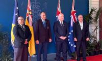 Cook Islands, Niue and Tokelau leaders meet Luxon for historic Realm talks in NZ