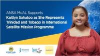 ANSA McAL supports T&T representative for international space mission