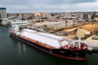 Australia Launches World’s 1st Battery-Powered Self-Unloading Bulk Carrier