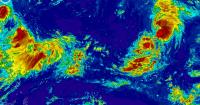Tropical storms strengthen near Wake; Chuuk disturbance could affect Marianas