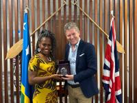 Young Temotu Woman Wins   Top Queen Elizabeth ii Award