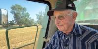 3 generations, including 91-year-old farmer, work together with harvest: ‘He’s just having fun’