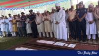 Joint janaza held for 7 Naogaon expats killed in Saudi factory fire