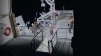 Commercial vessel catches fire in Romanian waters, president suggests it was an attack