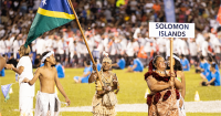 Solomon Islands fly flag high on their Independence Day