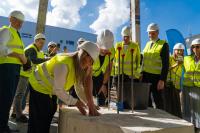 Time capsule ceremonially embedded in the foundations of “LIDO māja” – more than €30 million to be invested in the new complex