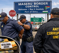R10,000 ‘safe passage’ demand lands border cop in trouble