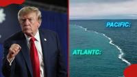 Donald Trump to rename Atlantic or Pacific to American Ocean