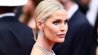 Lady Kitty Spencer is a vision in daring polka-dot bikini as she holidays in the Hamptons