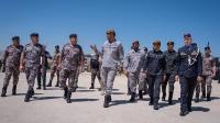 National Guard Commander visits Jordanian Gendarmerie, Civil Defence