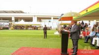 Mahama cuts sod for construction of  Multi-Purpose Carpark at Accra Airport