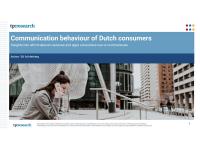 Communication behaviour of Dutch consumers 2026-JUL