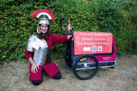 Fundraiser Josh Garman to trek length of the UK dressed as a Roman soldier before finishing at Portchester Castle