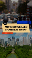 How is Atlanta more surveilled than New York?