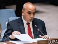 Cuba denounces before the Security Council the use of hunger as a weapon of war and the impact of the U.S. blockade on food security