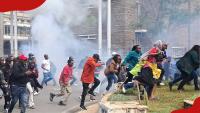 Nairobi: Running battles in CBD as police lob teargas to disperse protesting traders