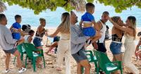 Right on the beach! The most unexpected reunion in Cuba: "No background audio needed."