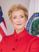 Education Secretary Linda McMahon Visits Sweet Briar School In Mandan