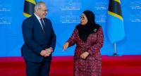 Dr Samia thanks the outgoing Egyptian envoy for cementing his country’s strong ties with Tanzania