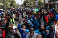 Kenyan police fire tear gas at Nairobi protest against import duty hike