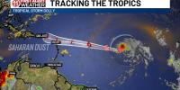 Tropical Storm Dolly is continuing to travel across the Atlantic