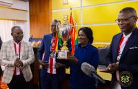 Veep receives Democracy Cup, urges Ghanaians to protect democratic gains
