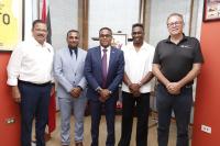 Sport Minister Meets With TKR And CPL Executives To Advance Cricket Partnership