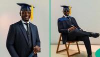 Photos go viral as Nigerian man bags BSc in specialised course, shares details