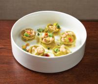 Chef Ming Pu’s ramp and red shrimp dumplings are worth traveling for