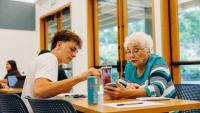 Tech clinic in Kent brings teens and seniors together