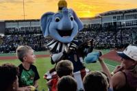 Clowns (and Kids) Win Night One of Banana Ball in Sioux Falls