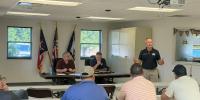 Sprague meets with Parkersburg-Marietta Building and Construction Trades Council