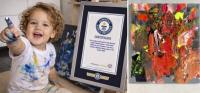 Guinness Book of Records title holder of world’s youngest artist opens exhibition in Sweden
