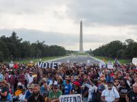 Voting rights struggle continues, advocates say at March on Washington anniversary