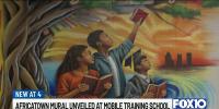 Africatown mural unveiled at Mobile County Training School library