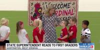 State Superintendent reads to Southside first graders